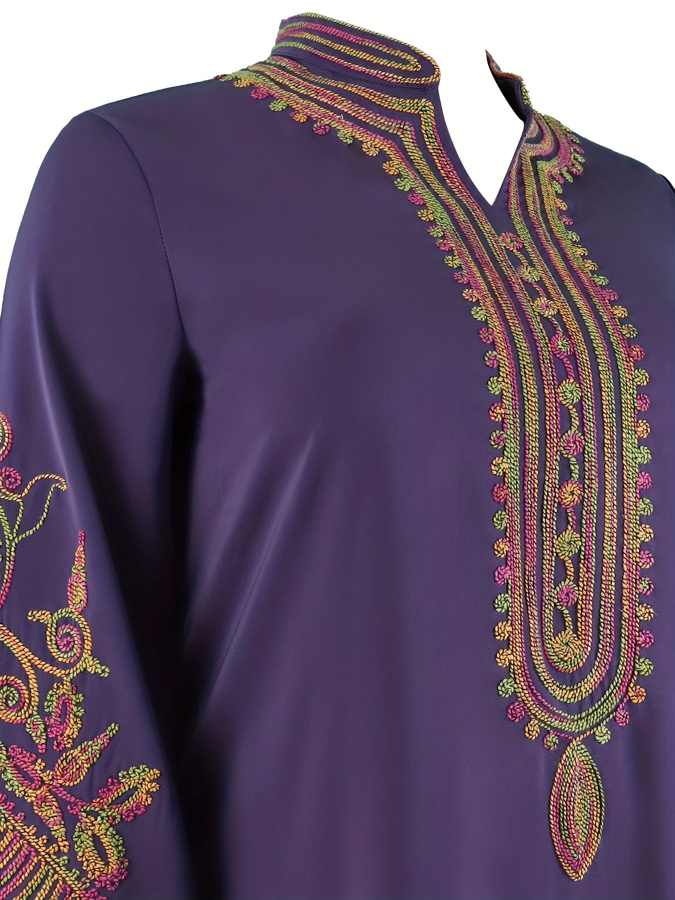 Plus Size, Plus Size Rope Arabic Turban Robe Dress./MH