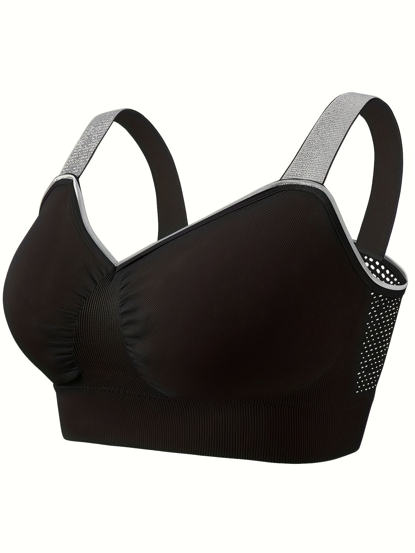 Middle Eastern Summer Thin Silvery Contrast High-End Bra Plus ./MH