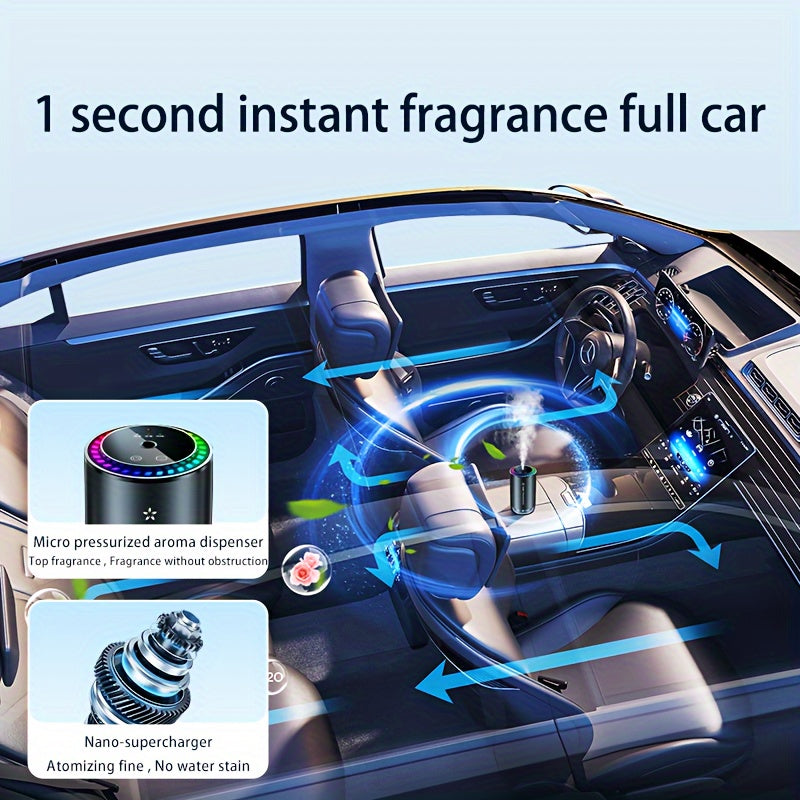 Smart Car Touch Sensor Aromatherapy Diffuser Includes 50ml Fragrance Oil