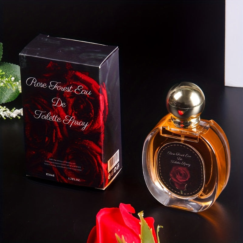 Rose Forest Eau De Toilette Spray For Women, Refreshing And Long Lasting Fragrance, Perfume For Dating And Daily Life, A Perfect Gift For Valentine Christmas