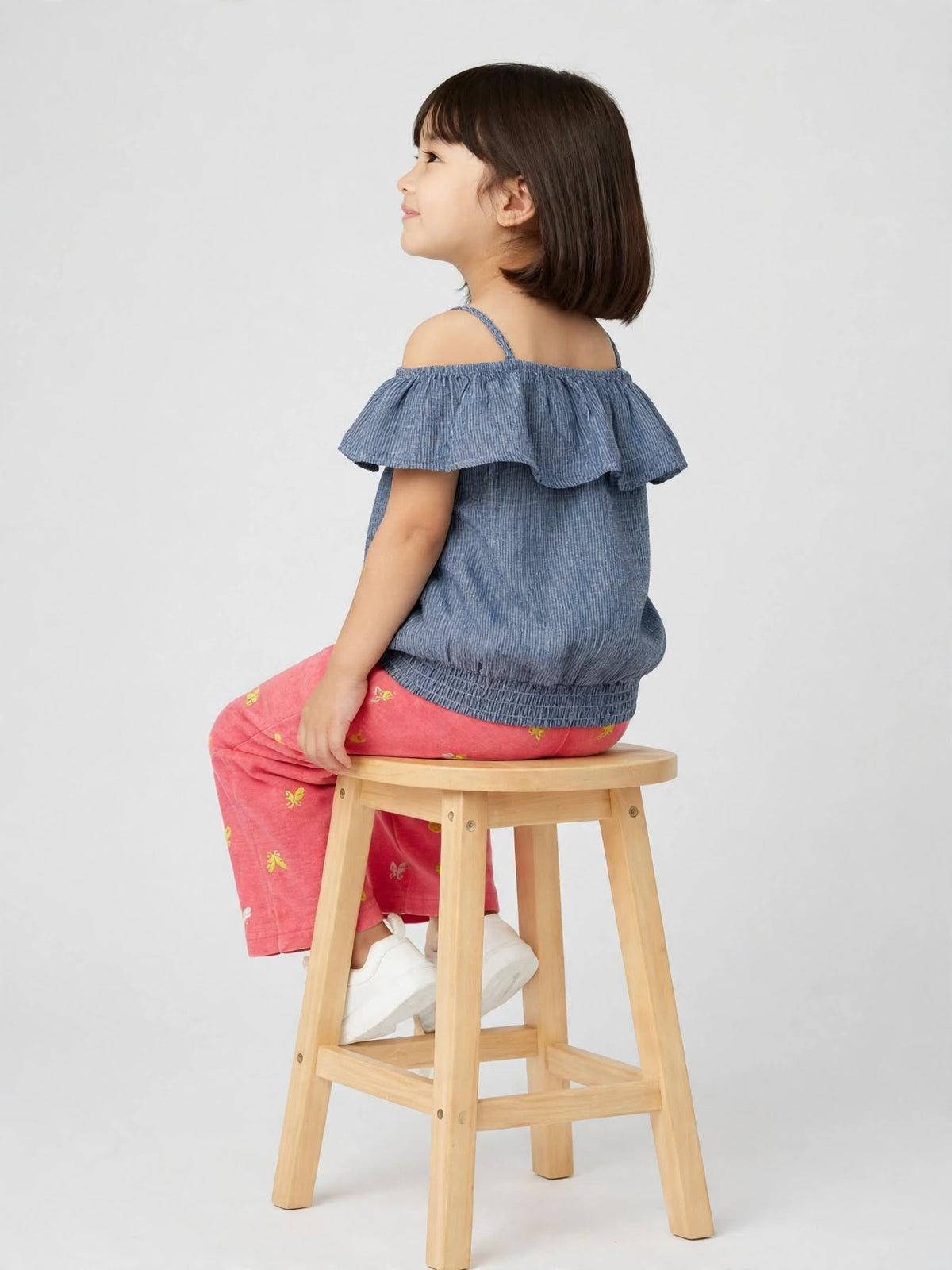 Girls' Off-Shoulder Ruffle Top & Smocked Dress Collection | Ages 2-12 Years | MH