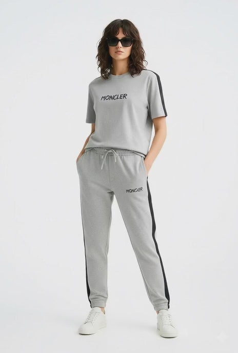 Ladies Signature Moncler Co-ord Set – Short Sleeve & Joggers | MH