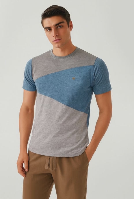 Monochrome Blade-Cut V-Neck