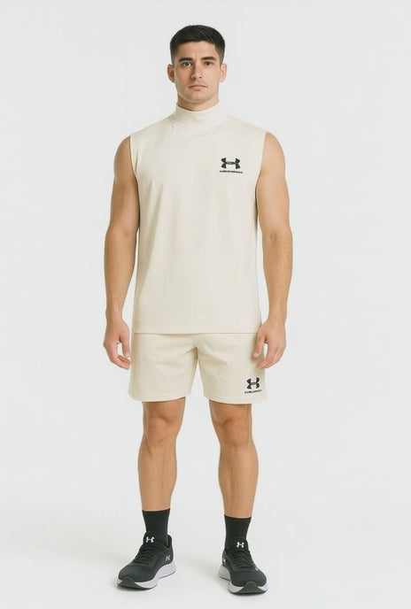 Men's Oversized Muscle Tee & Shorts Set | Breathable Gym Coord - 8 Colors | Sizes M-XXL |MH
