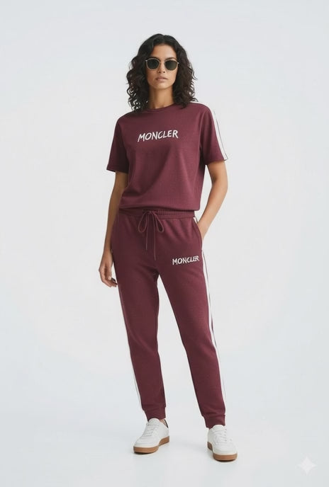 Ladies Signature Moncler Co-ord Set – Short Sleeve & Joggers | MH