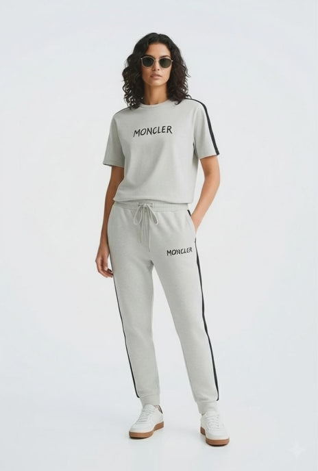 Ladies Signature Moncler Co-ord Set – Short Sleeve & Joggers | MH