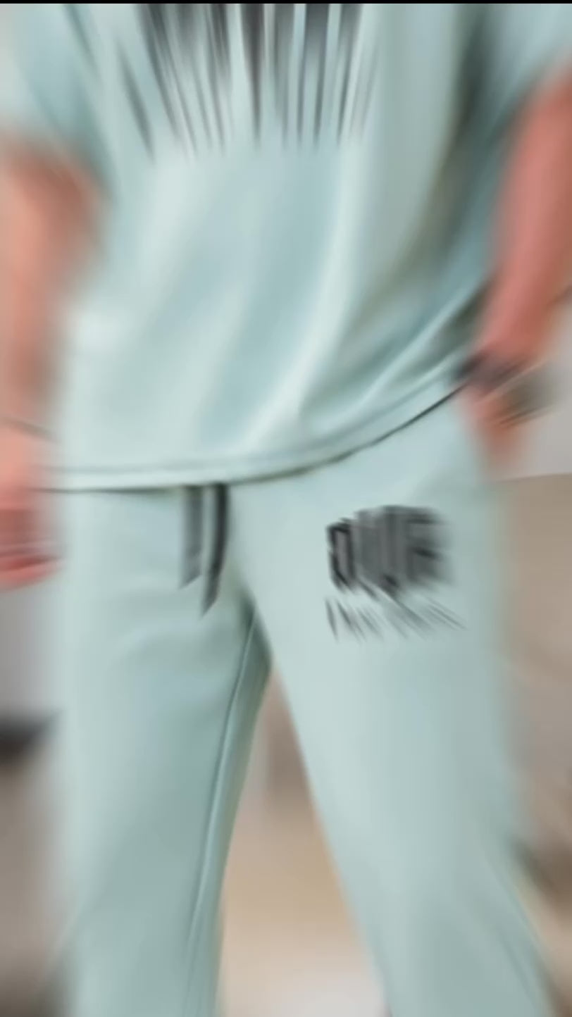 Men’s Casual Two-Piece Tracksuit with Logo Detail | MH Sizes (M-XXL)