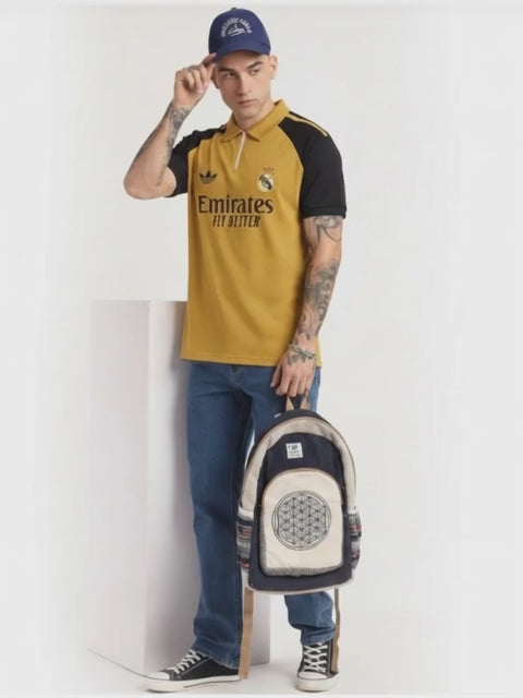 Oversized Men's Polo Zipper Club T-shirt