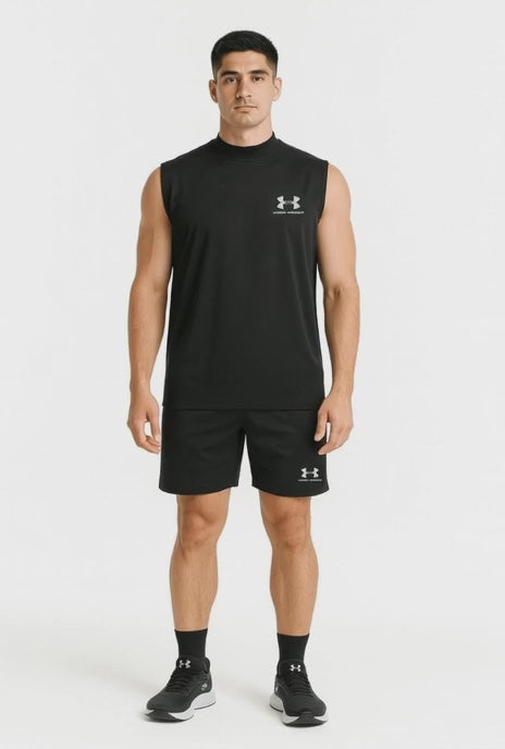 Men's Oversized Muscle Tee & Shorts Set | Breathable Gym Coord - 8 Colors | Sizes M-XXL |MH