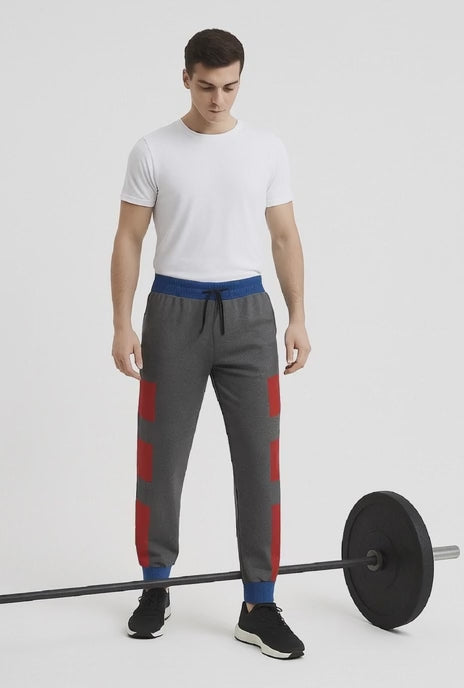 MH Men’s Urban Side-Stripe Joggers – Slim Fit Contrast Panel Sweatpants | Sizes (S-XXL)