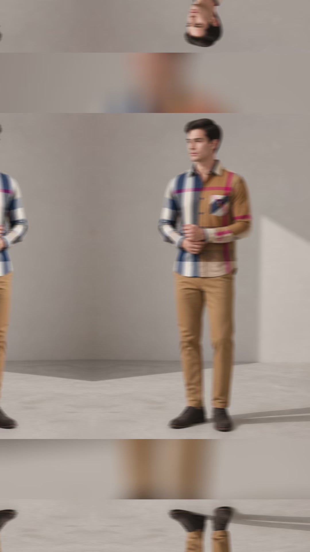 Men’s Premium Cotton Shirt & Slim-Fit Chino Sets – Modern Casual Coordinates | Sizes S/32"-XL/38" | MH