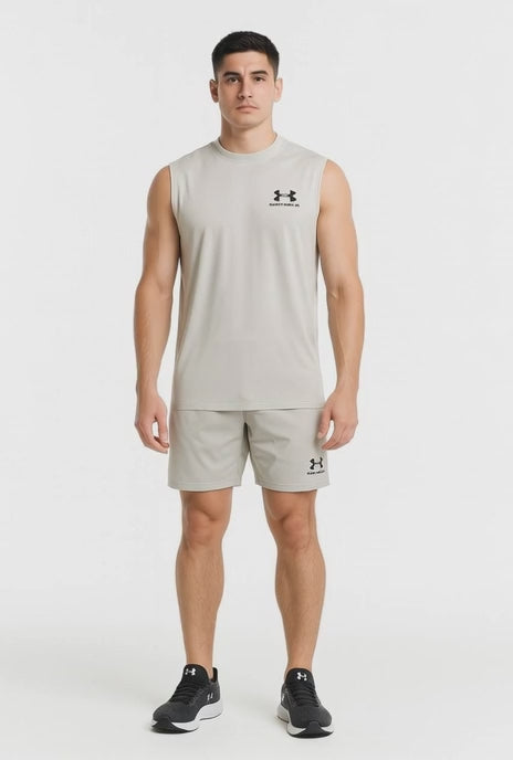 Men's Oversized Muscle Tee & Shorts Set | Breathable Gym Coord - 8 Colors | Sizes M-XXL |MH