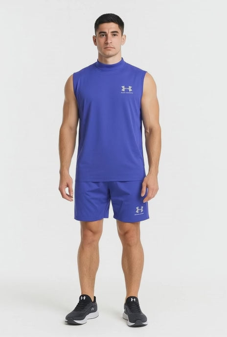 Men's Oversized Muscle Tee & Shorts Set | Breathable Gym Coord - 8 Colors | Sizes M-XXL |MH