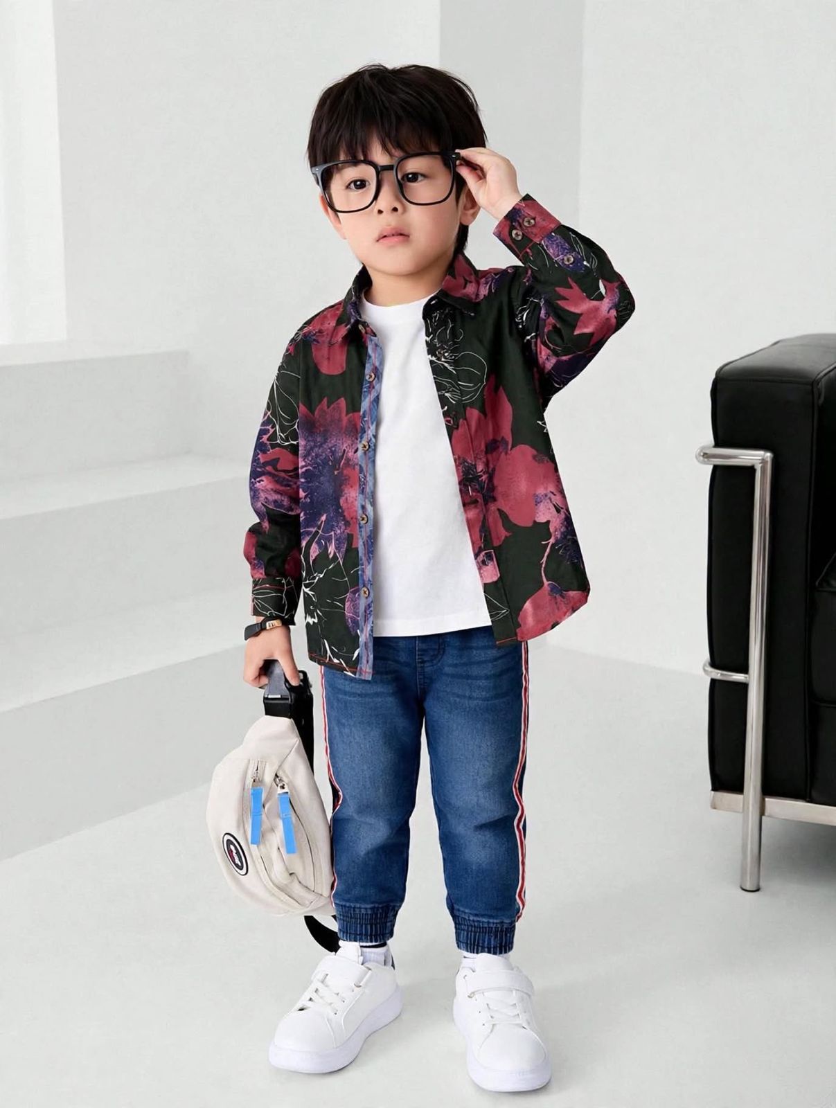 Boys' Slim Fit Distressed Jeans – Premium Stretch Denim (Sizes 3-14 Years) | MH